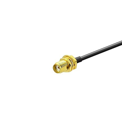 SMA Female to TS9 Male Straight Low Loss RG174 RF Coaxial Antenna Router Extension Cable 30cm (12 Inch)- Pack -1