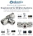 ABONIX N Female to Dual N Male T Adapter, 50 Ohm RF Splitter for Antenna & WiFi- Pack- 1