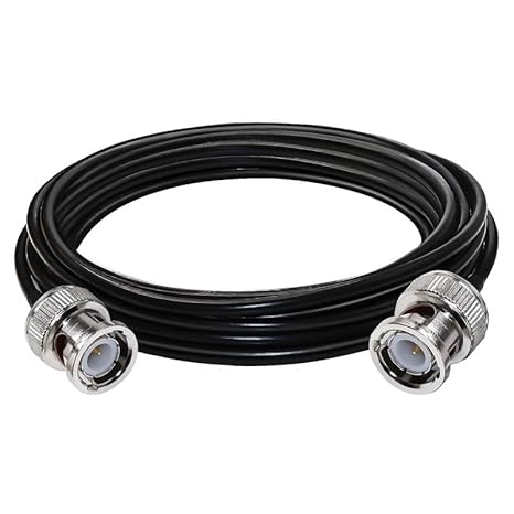 RG58 Male to Male Jumper Coax Cable Low Loss 50 ohm 16.4FT(5M)