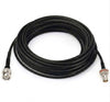 ABONIX BNC Male to BNC Female Bulkhead Cable  5M (16.4FT), RG174 50 Ohm