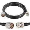 BNC Male to N Type Male Extension Cable RG58 16.4ft(5 Meter) for Antennas Wireless LAN Devices (Pack of 1)