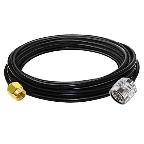 RG58 SMA Male to N Male 16.4ft(5M) Antenna Extension Cable (Pack of 1)