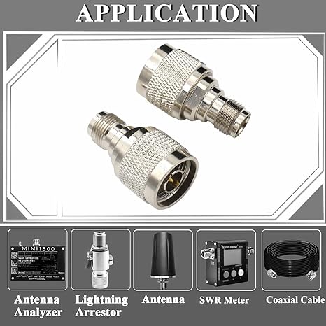 BNC Male Crimp Coaxial Adapter Connector for Cable RG58 -Pack -5
