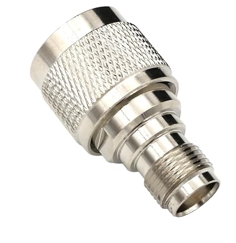 BNC Male Crimp Coaxial Adapter Connector for Cable RG58 -Pack -5