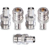 N-Type Female to BNC Female RF Coax Adapter - Pack - 5