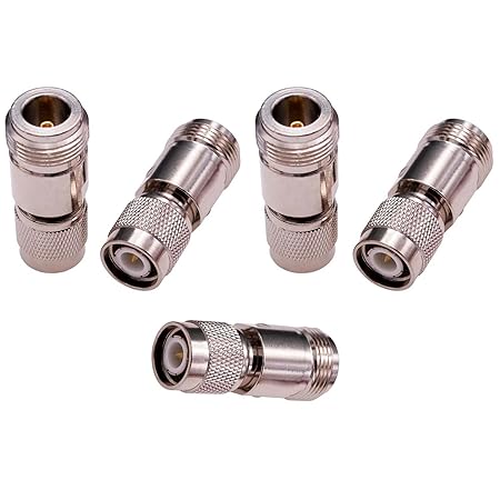 TNC Male to N Female Adapter Connector (Pack of 5)