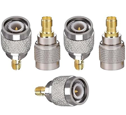 SMA Female to TNC Male Coax Adapter - Pack - 5