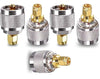 UHF Male to SMA Male Coax Adapter - Pack - 5