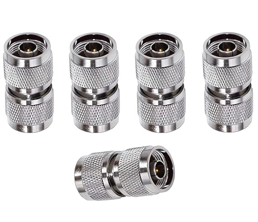 N-Type Male to UHF Male Coaxial Adapter (Pack of 5)