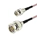 ABONIX RG178 Mini BNC Male to BNC Male Cable 2FT (60cm), Pack- 1