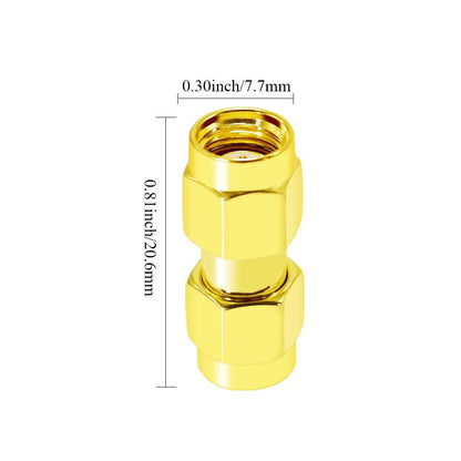 ABONIX SMA Male to RP-SMA Male RF Adapter RF Coaxial Connector Pack- 1