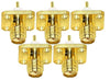 SMA Female 4 Hole Panel Mount Solder Connector - Pack - 5