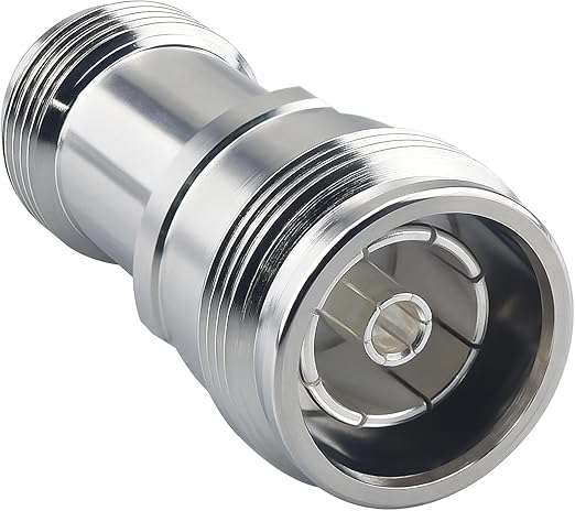 4.3/10 Mini DIN Connector Coaxial 4.3-10 Mini DIN Female to N Female Jack Connector RF Straight Adapter (Pack of 1)