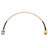 Abonix BNC Male to RP-SMA Male RG316 RF Cable 1FT