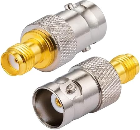 BNC Female to SMA Female Coax Adapter - Pack - 3
