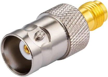 BNC Female to SMA Female Coax Adapter - Pack - 2