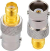 BNC Female to SMA Female Coax Adapter - Pack - 2