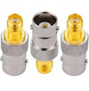BNC Female to SMA Female Coax Adapter - Pack - 3