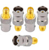 BNC Female to SMA Female Coax Adapter - Pack - 5