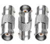 BNC Female to BNC Female Barrel Coax Adapter - Pack - 3