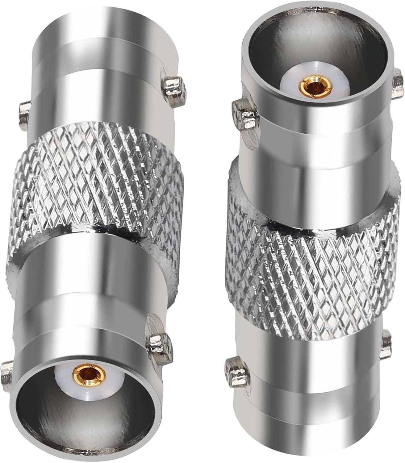 BNC Female to BNC Female Barrel Coax Adapter - Pack - 2