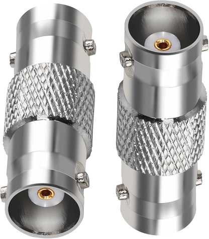 BNC Female to BNC Female Barrel Coax Adapter - Pack - 2