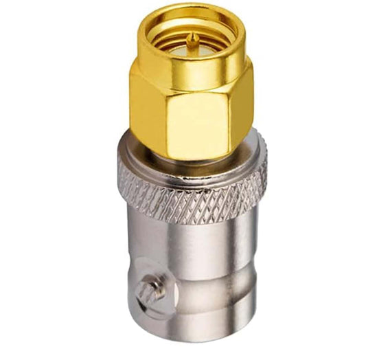 BNC Female to SMA Male Coax Adapter - Pack - 1
