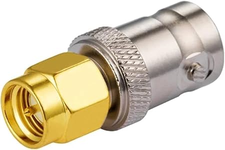 BNC Female to SMA Male Coax Adapter - Pack - 2