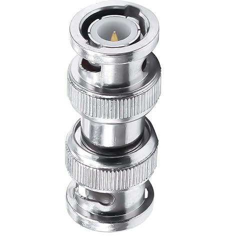 BNC Male to BNC Male RF Coaxial Connector Adapter (Pack of 1)