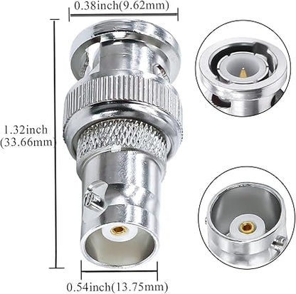 BNC Male to BNC Female RF Coax Adapter - Pack - 1