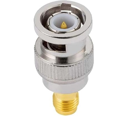 BNC Male to SMA Female RF Connector Adapter (Pack of 1) – Coaxial Adapter