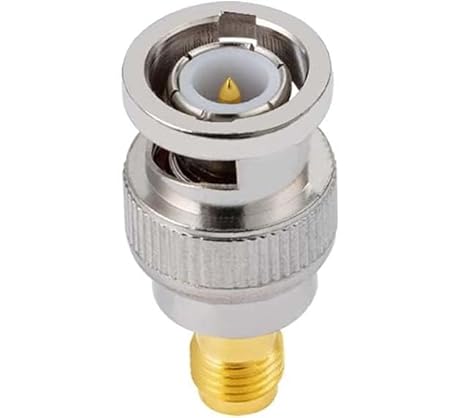 BNC Male to SMA Female RF Connector Adapter (Pack of 1) – Coaxial Adapter
