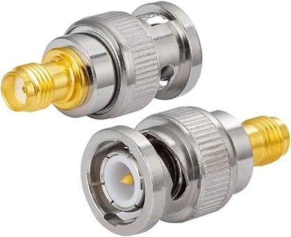 BNC Male to SMA Female RF Connector Adapter (Pack of 4) – Coaxial Adapter