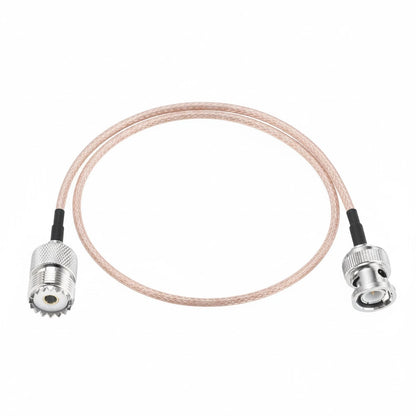 ABONIX RG316 BNC Male to UHF Female RF Coaxial Cable 2FT (60cm), Pack- 1