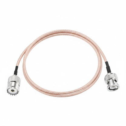 ABONIX RG316 BNC Male to UHF Female RF Coaxial Cable 3FT (1 M) ,Pack- 1