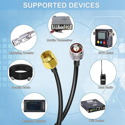 RG58 6.6 feet (2M) Low Loss WiFi Antenna Extension Cable (Pack of 1)