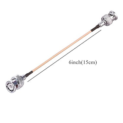 RG316 BNC Male to BNC Male 6inch(15cm) Coaxial Cable -Pack -2