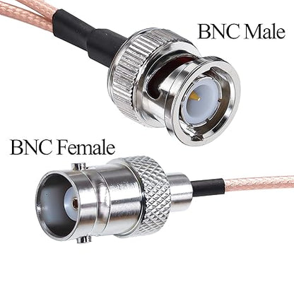 RG316BNC Male to Dual BNC Female 6inch(15cm) Coaxial Cable -Pack -2