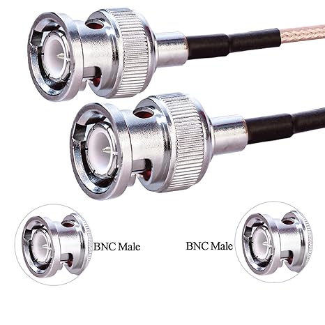 RG316 BNC Male to BNC Male 6inch(15cm) Coaxial Cable -Pack -1