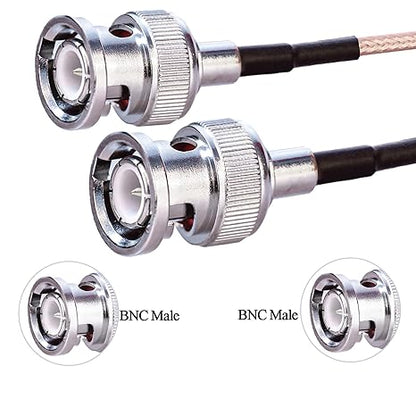 RG316 BNC Male to BNC Male 6inch(15cm) Coaxial Cable -Pack -1