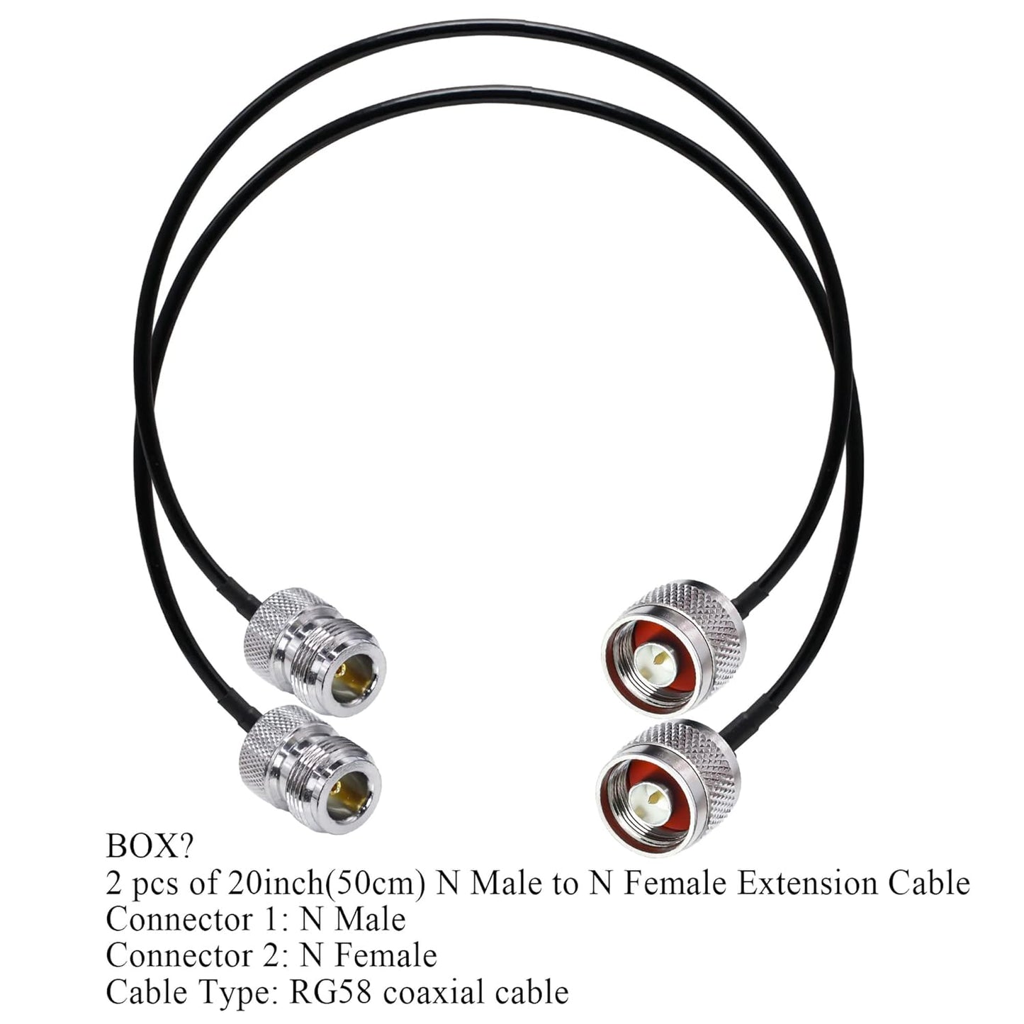 SMA Male to SMA Female Right Angle Low Loss RG174 RF Coaxial Cable 3 Meter (9.8FT) -Pack -1