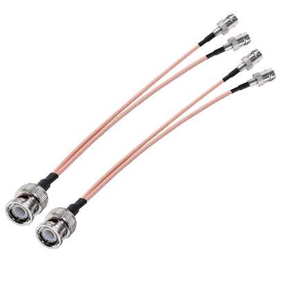 RG316BNC Male to Dual BNC Female 6inch(15cm) Coaxial Cable -Pack -2