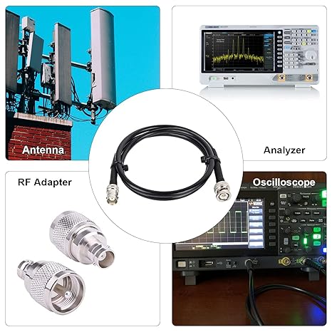 RG58 BNC Male to BNC Female Coaxial Jumper Cable 32.8ft(10M) Low Loss Extension Cable (Pack of 1)