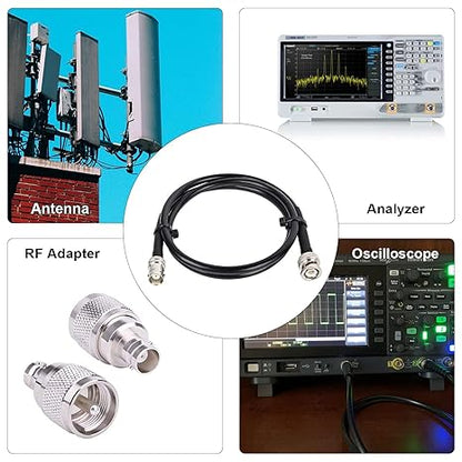 RG58 BNC Male to BNC Female Coaxial Jumper Cable 32.8ft(10M) Low Loss Extension Cable (Pack of 1)