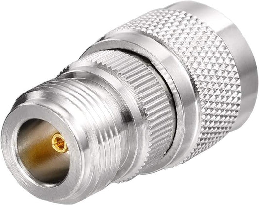 N Male to N Female RF Coaxial Connector Adapter (Pack of 1)