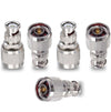 ABONIX BNC Male to N Male RF Coax Adapter Connector- Pack- 5