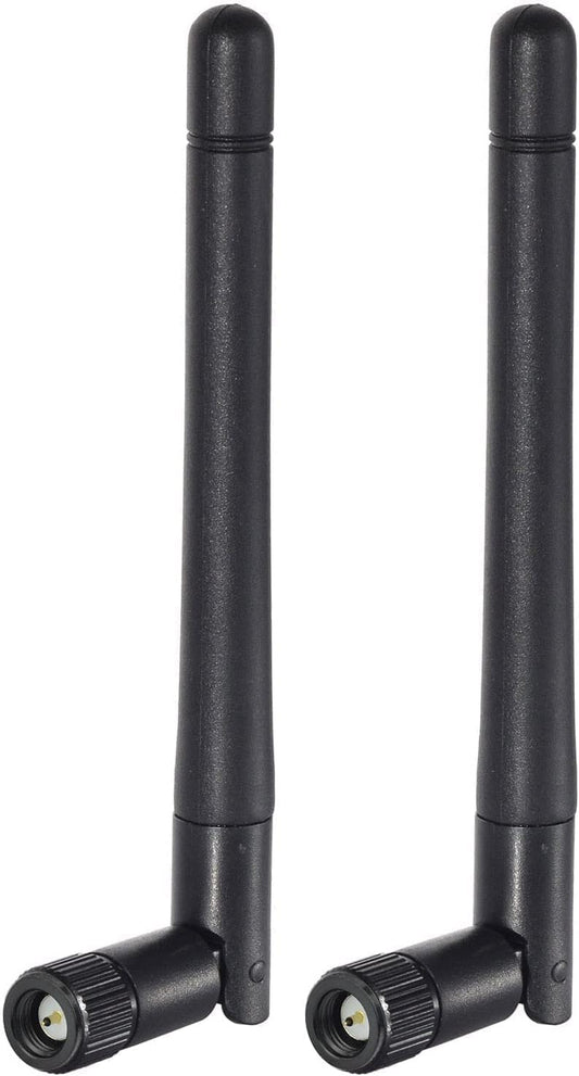 ABONIX 3dBi Dual Band WiFi Antenna SMA Male for Wireless IP Camera & CCTV- Pack- 2