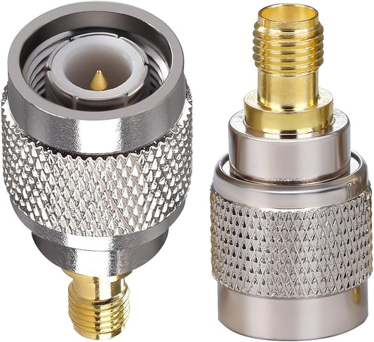 ABONIX SMA Female to TNC Male RF Adapter, Coaxial Connector- Pack- 2