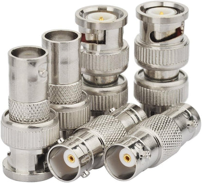 ABONIX BNC Adapter Kit 6 Pcs, BNC Male & Female RF Coax Connector Set for CCTV & Radio