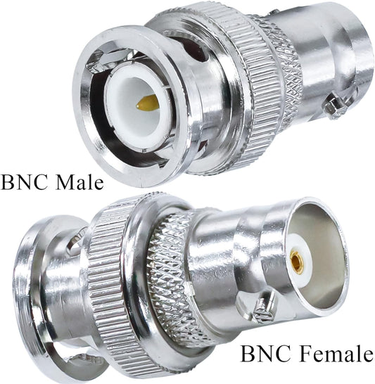 ABONIX BNC Male to BNC Female RF Adapter Connector- Pack- 1